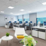 Commercial movers handling office furniture